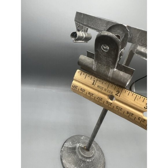 Vtg Sima Galvanized Steel Carousel Turn Rack Ticket Holder Note Jewelry Display - Picture 6 of 10